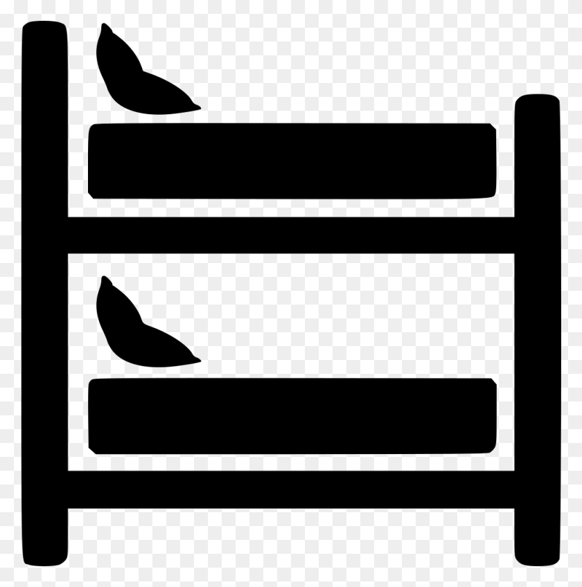 981x992 Bunk Bed Png Icon Free Download - Bed PNG
