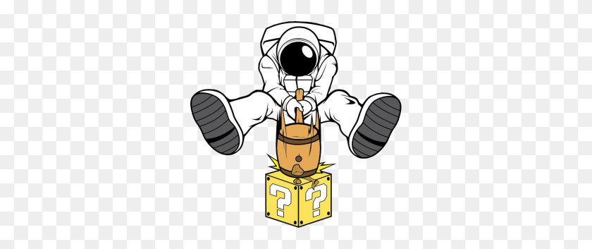 300x293 Двухъярусный Робот - Космонавт Png