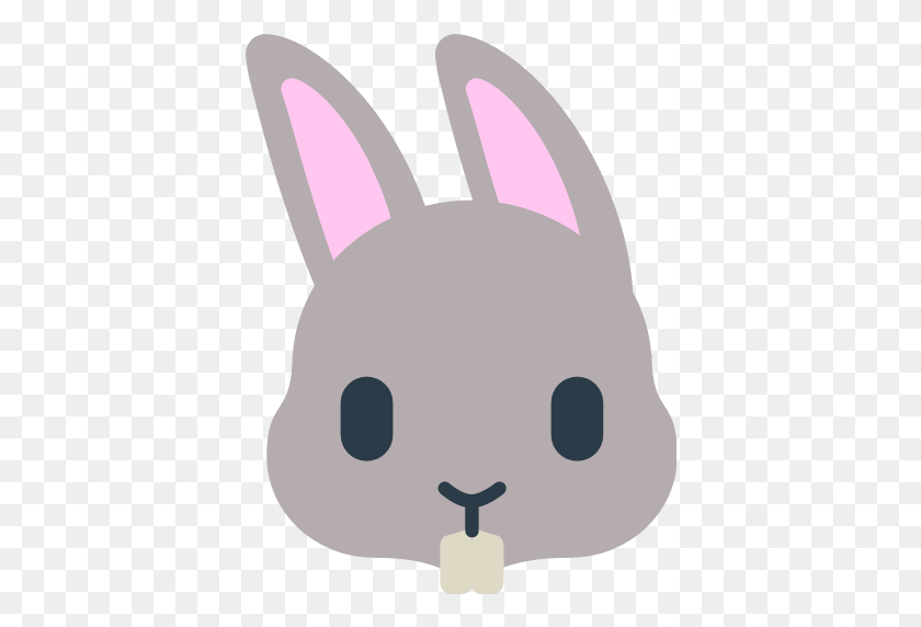 512x512 Bunny Clipart Emoji - Bunny Nose Clipart