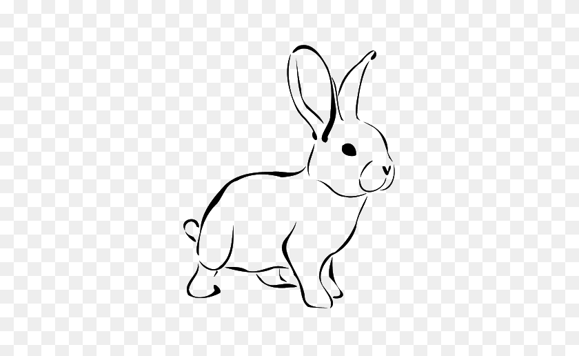 322x456 Кролик Декор Png - Белый Кролик Png