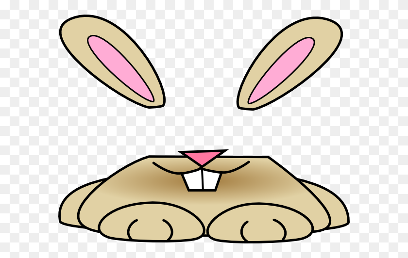 600x472 Bunny Free Easter Rabbit Clip Art - Rabbit Face Clipart