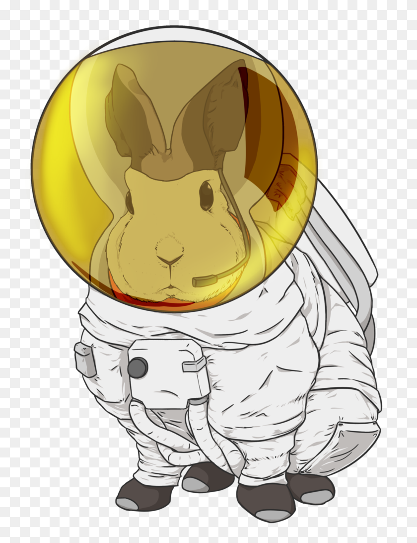 774x1032 Bunny Rabbit Clip Art Of Astronaut In Suit Astronaut Clipart - Astronaut Suit Clipart