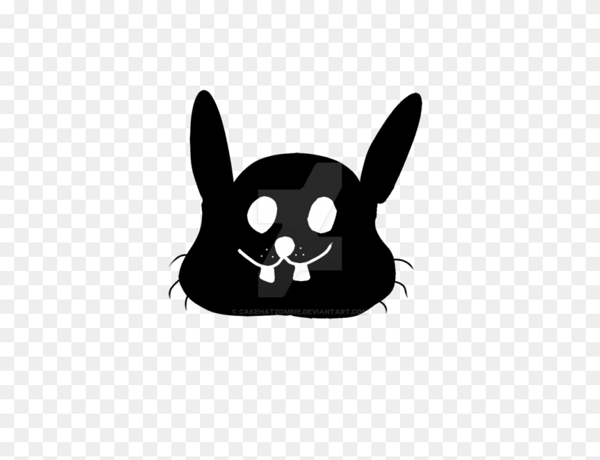 1024x768 Bunny Silhouette - Bunny Silhouette Clip Art