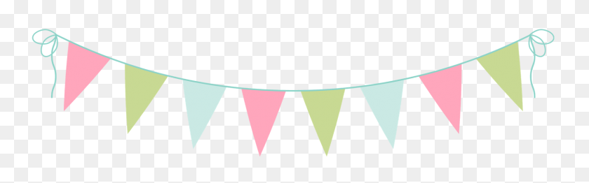 1600x416 Bunting Clip Art - Party Clipart