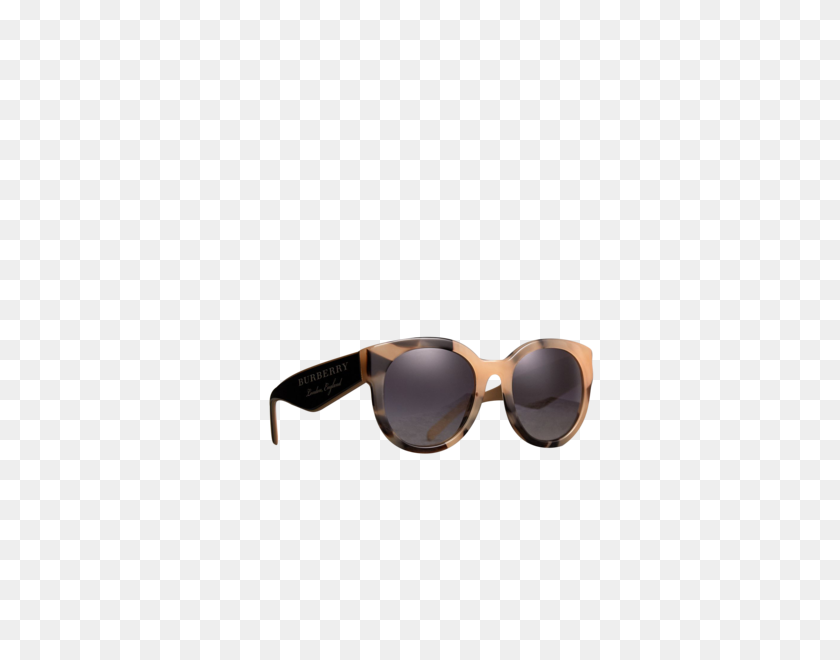 600x600 Burberry Round Frame Sunglasses Manhattan's Co - Burberry Logo PNG