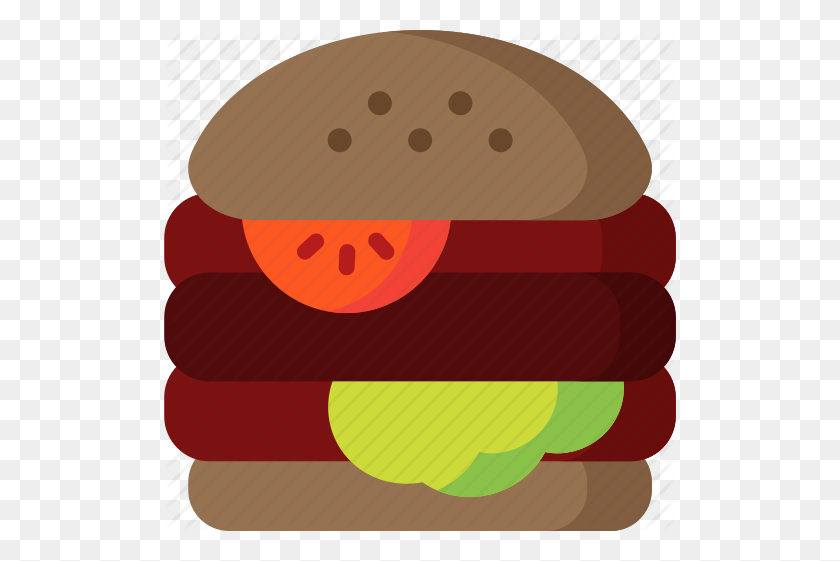 512x501 Hamburguesa, Queso, Cocina, Alimentos, Hamburguesa, Comida, Icono De Restaurante - Burger Clipart Png