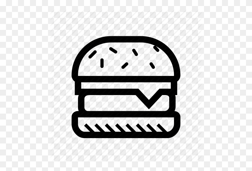 512x512 Burger, Cheeseburger, Cookout, Grill, Hamburger, Picnic Icon - Cookout PNG