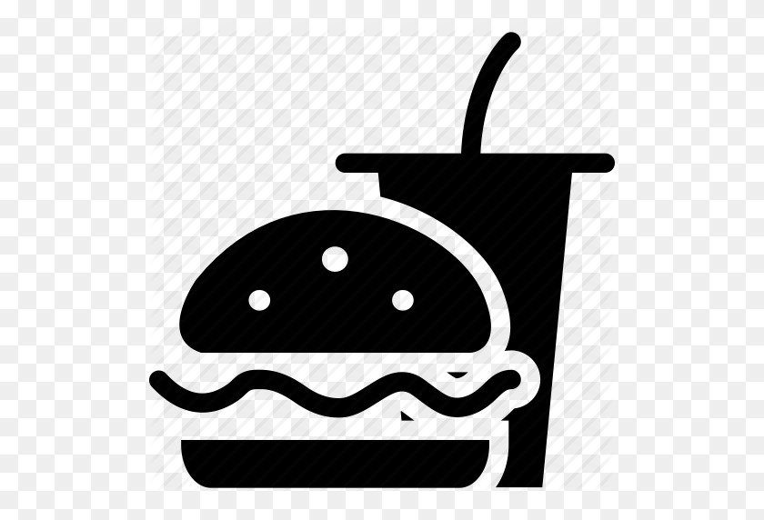 512x512 Burger, Cola, Drink, Fast Food, Hamburger Icon - Hamburger Icon PNG