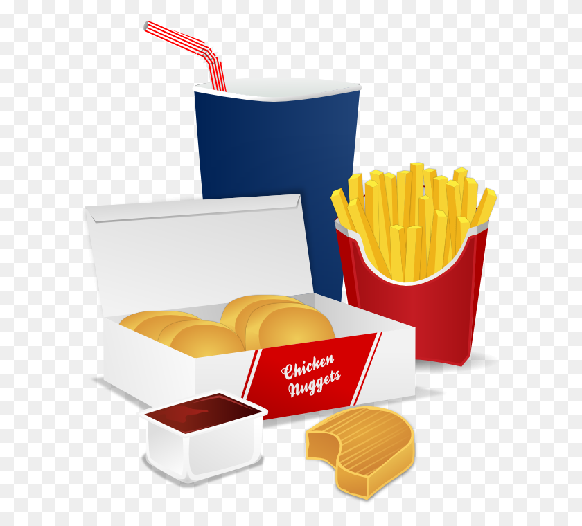 607x700 Burger Meal Clipart Clip Art Images - Pizza Clipart Images