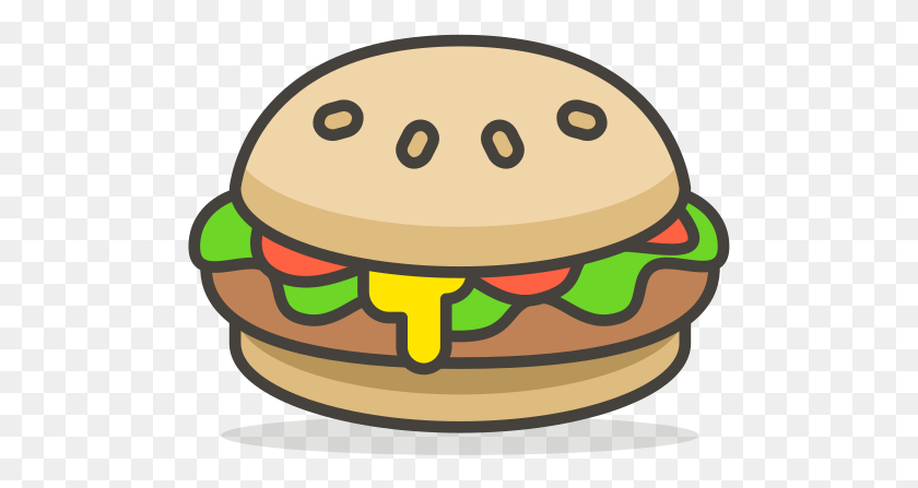 497x387 Бургер, Мясо, Значок Быстрого Питания - Гамбургер Png