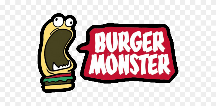 570x355 Burger Monster Camión De Comida - Monster Logo Png