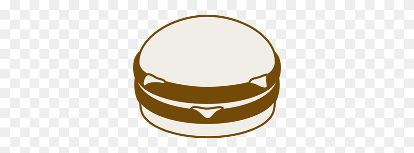 300x252 Burger Png Images, Icon, Cliparts - Burger Clipart Black And White