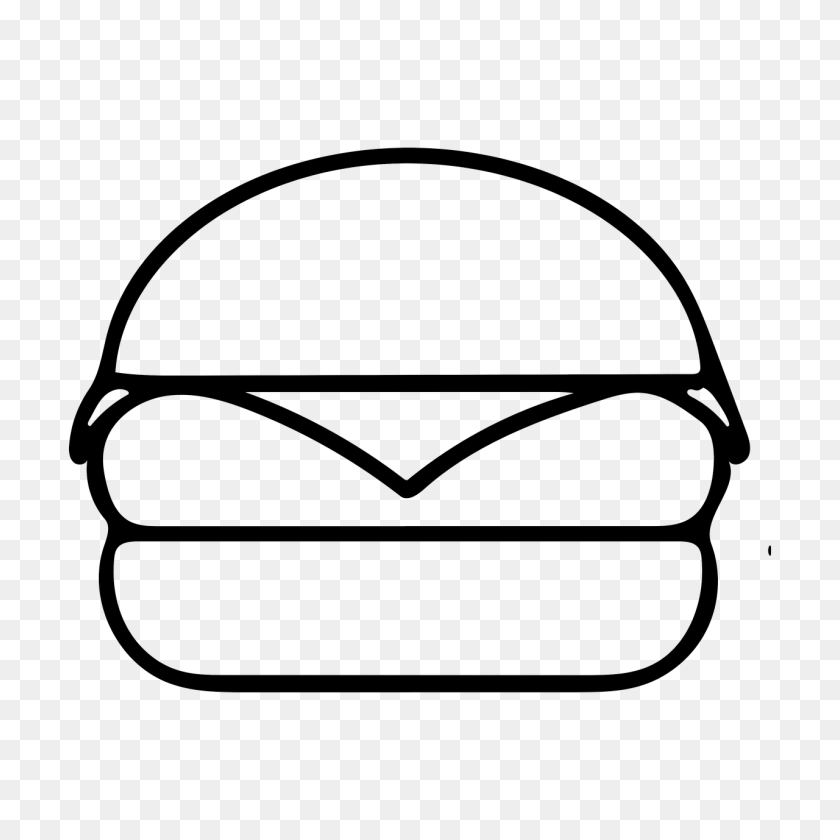 1280x1280 Бургер, Пирожок, Гамбургер, Еда, Бесплатные Картинки - Hamburger Patty Clipart