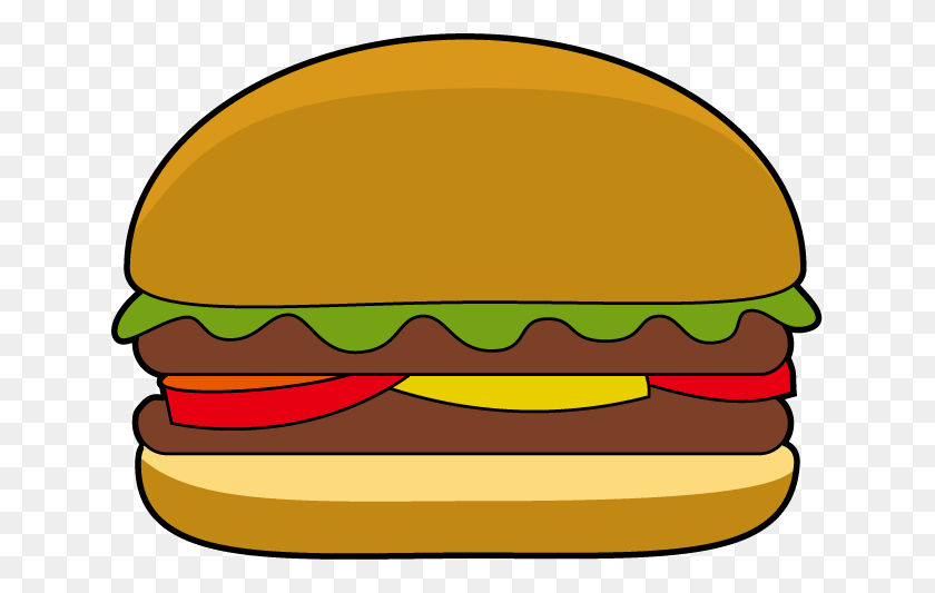 639x473 Burgers Clipart Free Download Clip Art On Png - Burger Clipart Black And White