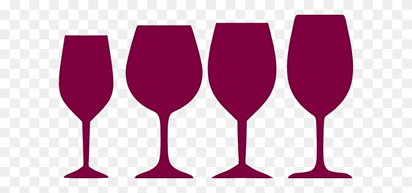 600x333 Burgundy Wine Glasses Clip Art - Wine Glass Clipart