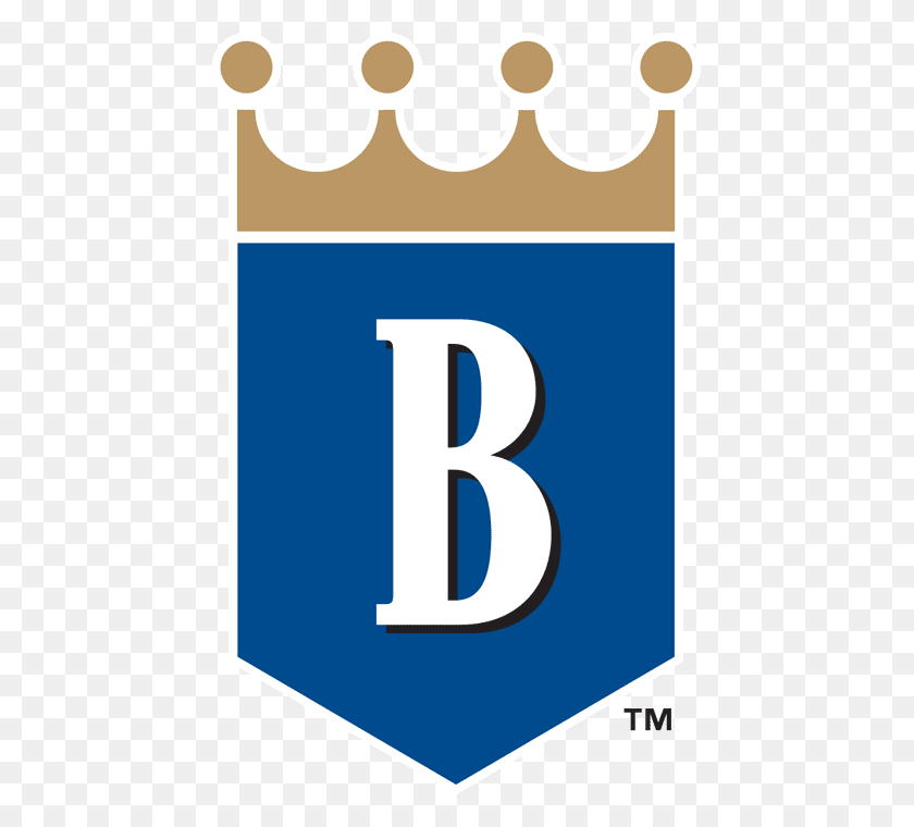 449x700 Burlington Royals Logo Appalachian League Minor League Baseball - Royals Logo PNG