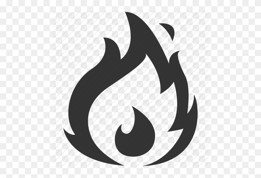 512x512 Quema, Quema, Peligro, Explosión, Fuego, Llama, Icono Caliente - Símbolo De Fuego Png
