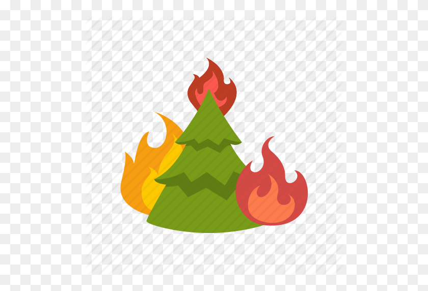 512x512 Quema, Desastre, Fuego, Bosque, Caliente, Puntos Calientes, Icono De Incendios Forestales - Bosque Png