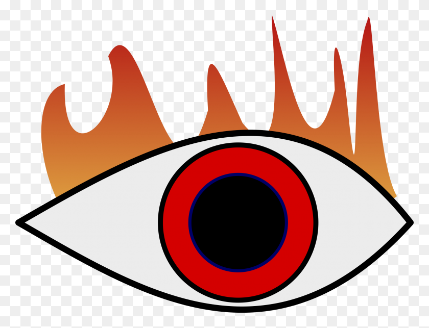 2400x1795 Burning Eye Icons Png - Burning PNG