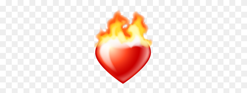 256x256 Burning Heart Png Image Royalty Free Stock Png Images For Your - Burning PNG