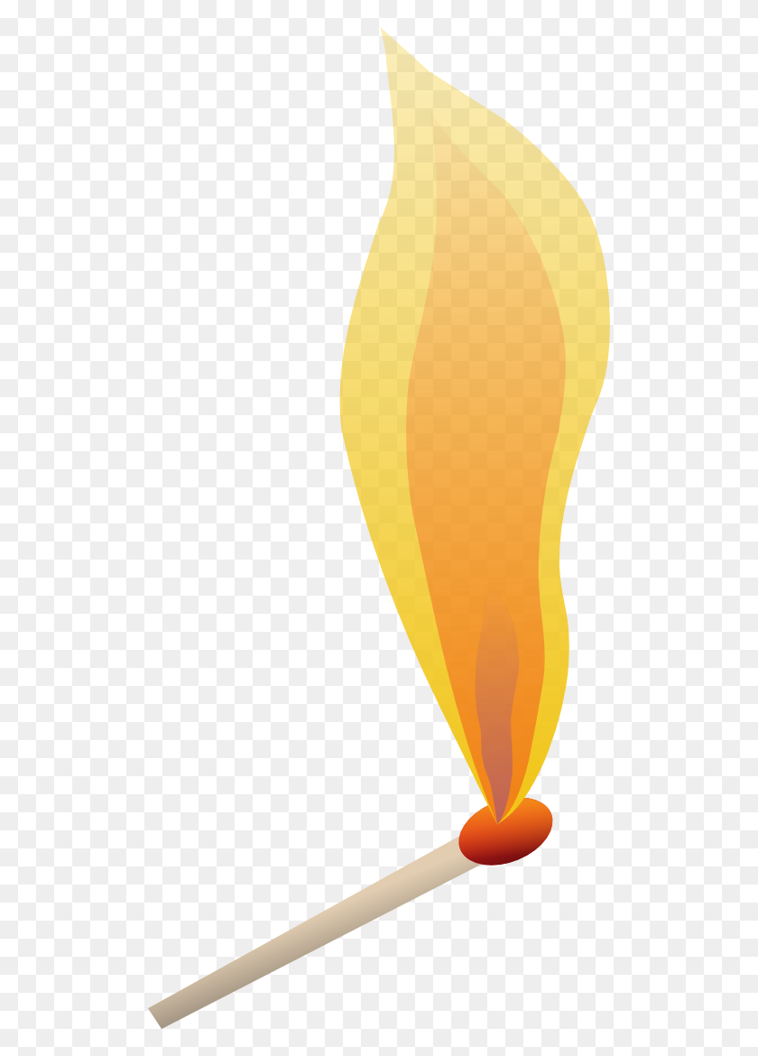 512x1110 Burning Match Clipart - Burning PNG