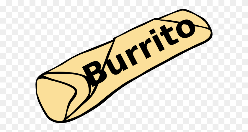 600x388 Burrito Clip Art - Breakfast Clipart