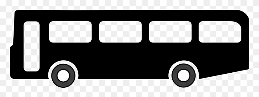 1000x328 Автобус Черно-Белый Автобус Картинки Черный И Белый Бесплатный Клипарт - Колесо Клипарт Черный И Белый