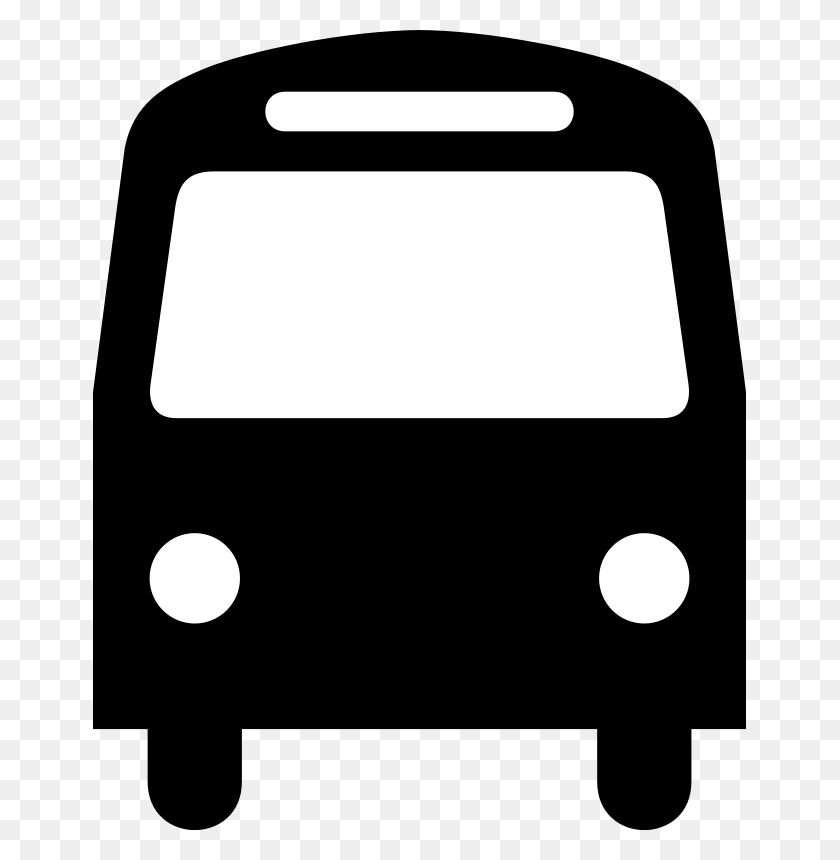 653x800 Автобус Картинки - Автобус Клипарт Черный И Белый