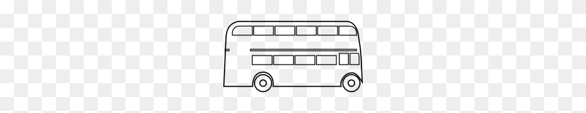 200x103 Автобус Картинки - Двухэтажный Автобус Клипарт