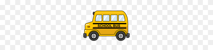 200x140 Автобусы Клипарт Изображения Бесплатные Картинки Школьный Автобус - Школьный Клипарт