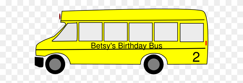 600x228 Bus Clipart Party Bus - Volkswagen Bus Clipart