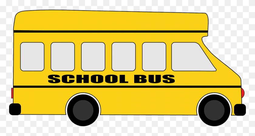 960x480 Прозрачная Коллекция Автобусного Клипарта - Прозрачный Школьный Клипарт