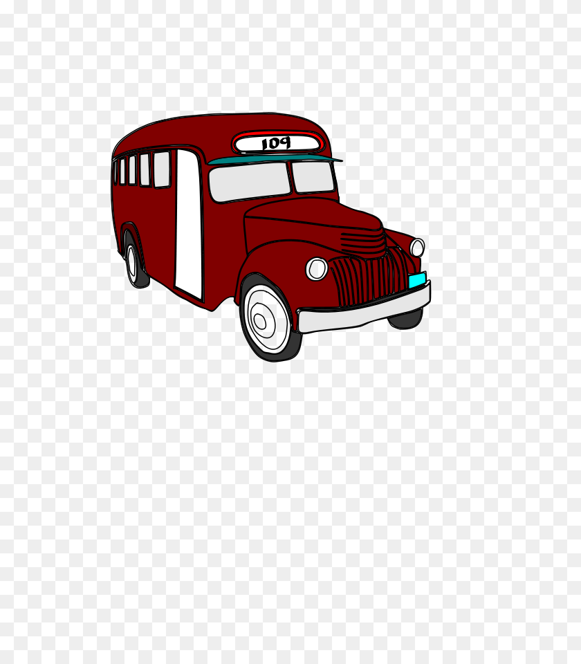 637x900 Bus Clipart, Vector Clip Art Online, Royalty Free Design - Bus Clipart PNG