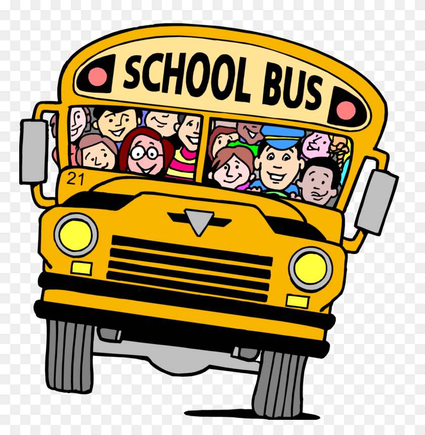764x800 Bus Clipart Winter - School Bus Clipart