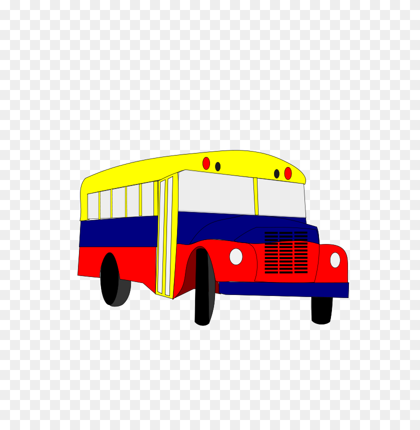 566x800 Bus Free Stock Clipart - Bus Trip Clipart
