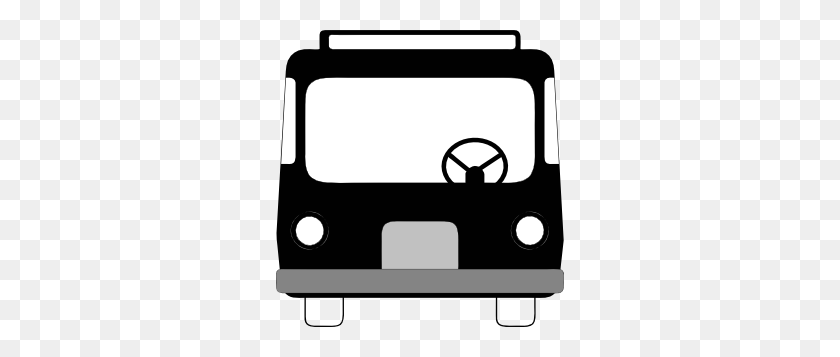 288x297 Автобус Вид Спереди Картинки - Автобус Клипарт Png
