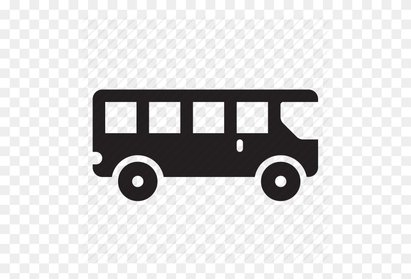 512x512 Icono De Autobús - Icono De Autobús Png