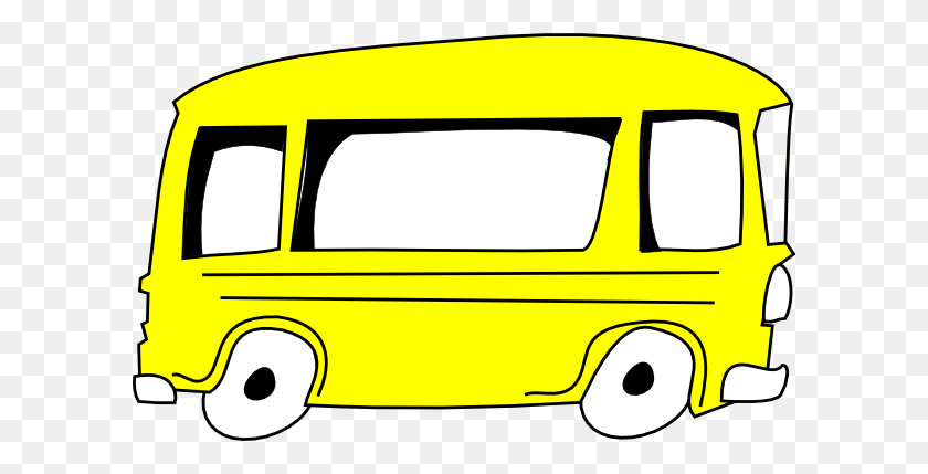 600x369 Bus Png, Clip Art For Web - Yellow Bus Clipart
