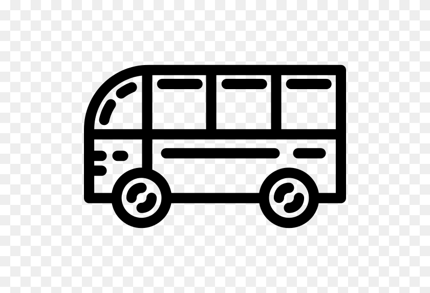 512x512 Icono De Autobús Png - Autobús Png