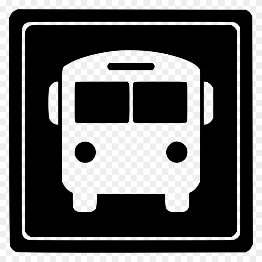 980x980 Иконка Автобусная Остановка Png Скачать Бесплатно - Иконка Автобус Png