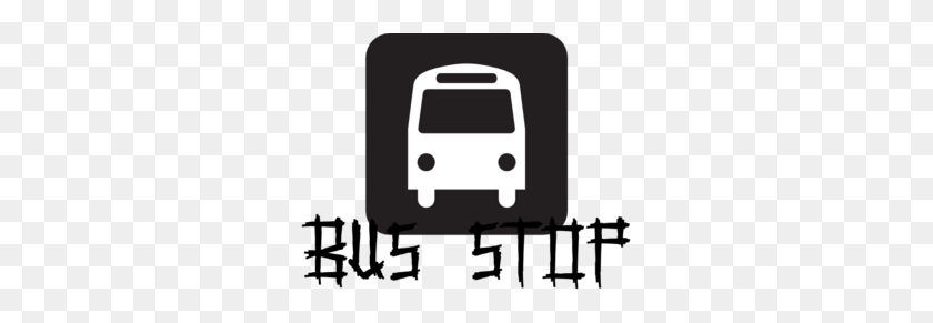 297x231 Bus Stop Clip Art - Bus Clipart Black And White