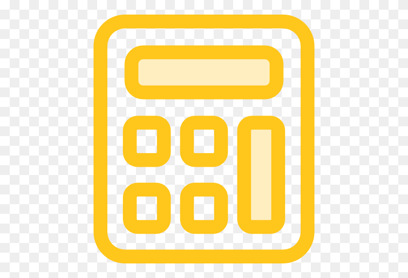 512x512 Business And Office Gold Icon - Gold Rectangle PNG