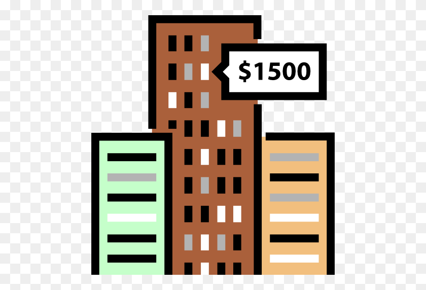 512x512 Business Center, Finance And Business, Skyscrapper, Architecture - Office Building Clipart