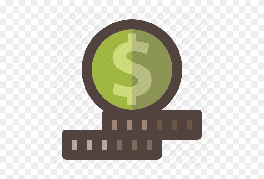 512x512 Business, Coin, Dollar, Investment, Pile, Stack Icon - Pile Of Money PNG