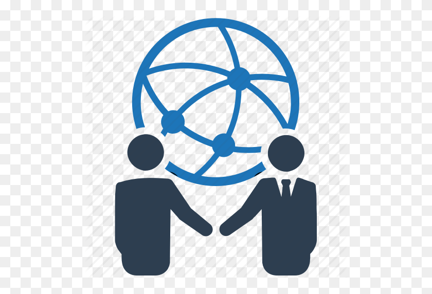 512x512 Business, Communication, Global Business, Partnership Icon - Clipart Partnership