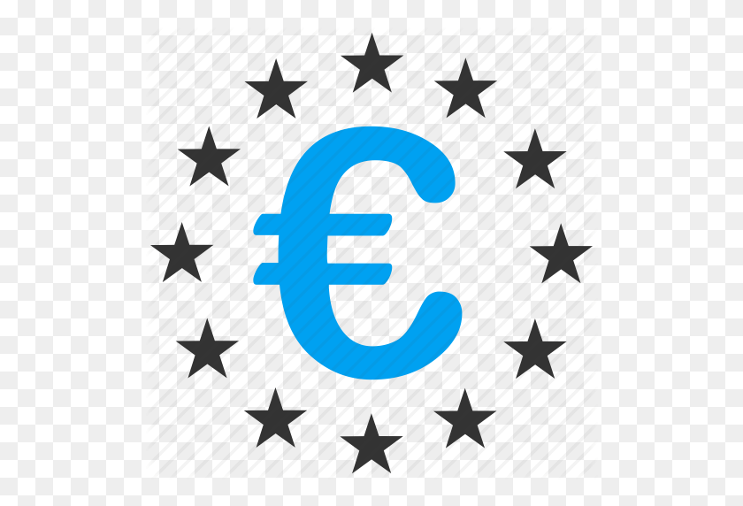 512x512 Negocios, Zona De La Ue, Euro, Europa, Unión Europea, Círculo De Estrellas - Círculo De Estrellas Png