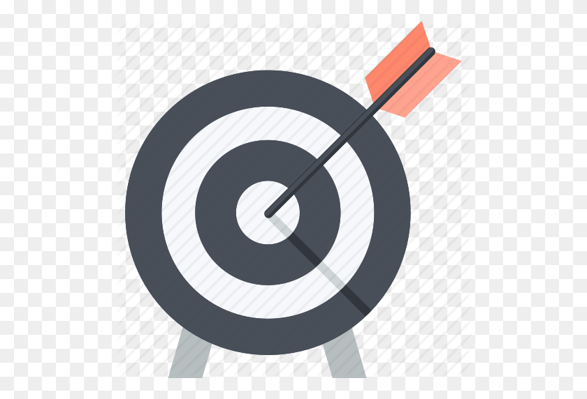 512x512 Business, Flat Design, Market, Marketing, Strategy, Target Icon - Target Market PNG