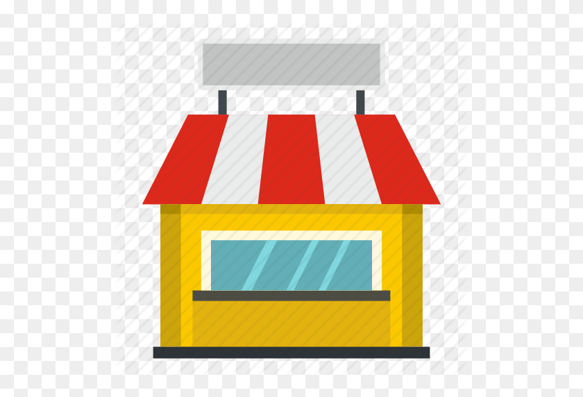 512x512 Business, Food, Kiosk, Market, Shop, Store, Street Icon - Kiosk Clipart