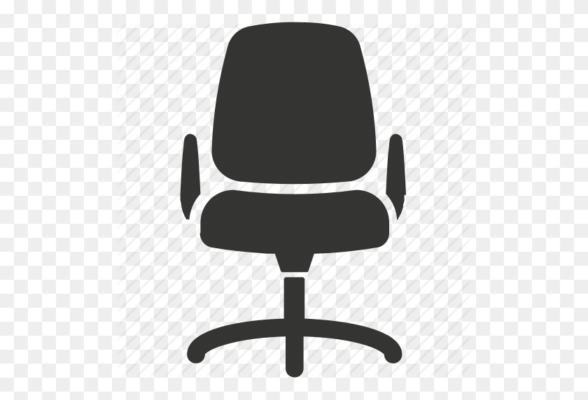 512x512 Business, Furniture, Office Chair, Seat Icon - Office Chair PNG