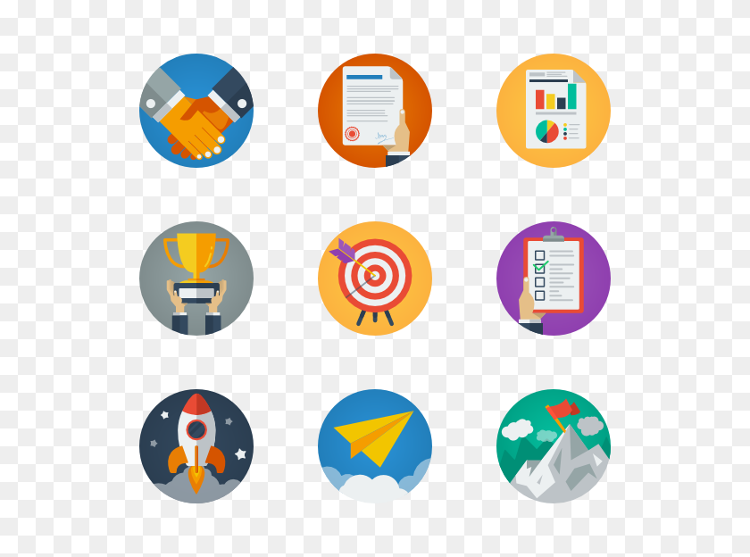 600x564 Business Icon Packs - Business PNG